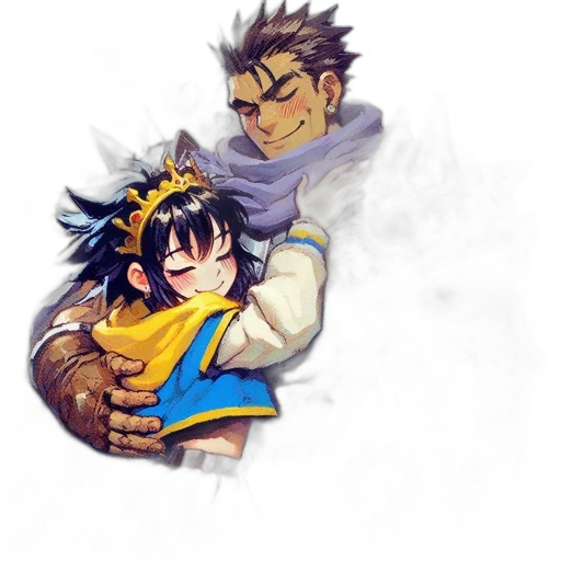 pixel art, watercolor, anime, concept art transparent PNG cut-out