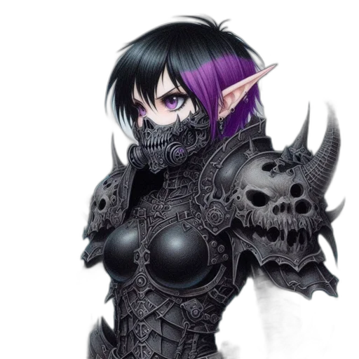 weapon, mask, dragon, staff transparent PNG cut-out