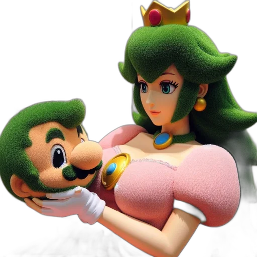 crown, dress, mask, weapon transparent PNG cut-out