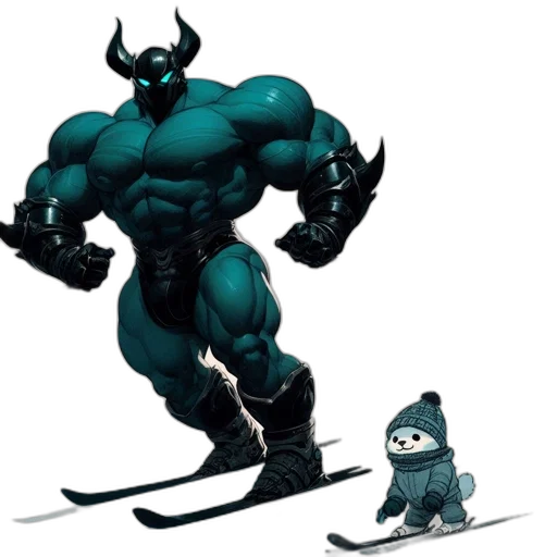 weapon, sword, creature, staff transparent PNG cut-out