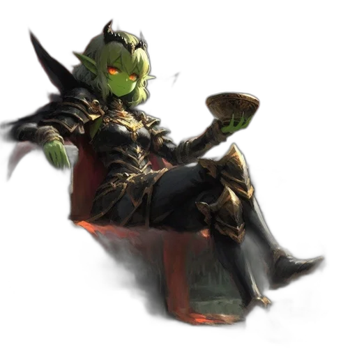 dragon, staff, sword, mask transparent PNG cut-out