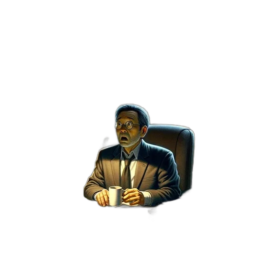 staff, furniture, face, jacket transparent PNG cut-out