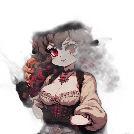 dress, crown, mask, staff transparent PNG cut-out