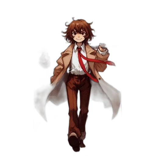 staff, jacket, weapon, creature transparent PNG cut-out
