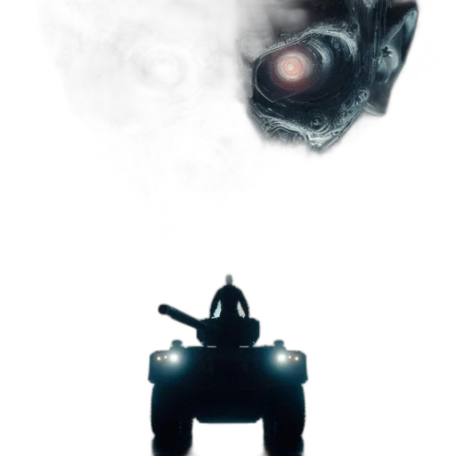 robot, creature, car, mask transparent PNG cut-out