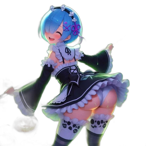 dress, robot, staff, concept art transparent PNG cut-out