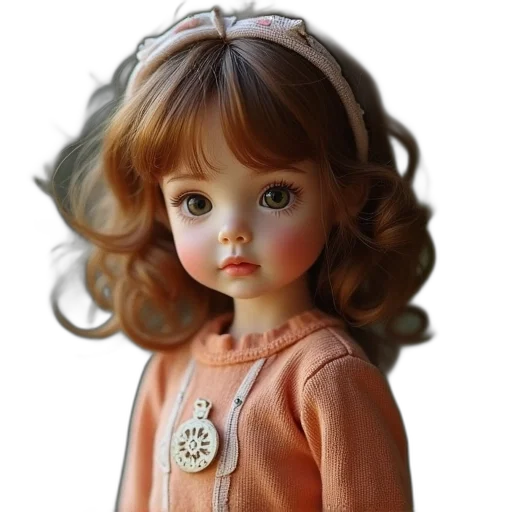jewelry, dress, face, photorealistic transparent PNG cut-out