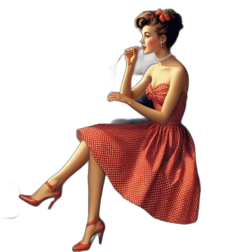 dress, jewelry, shoes, food transparent PNG cut-out