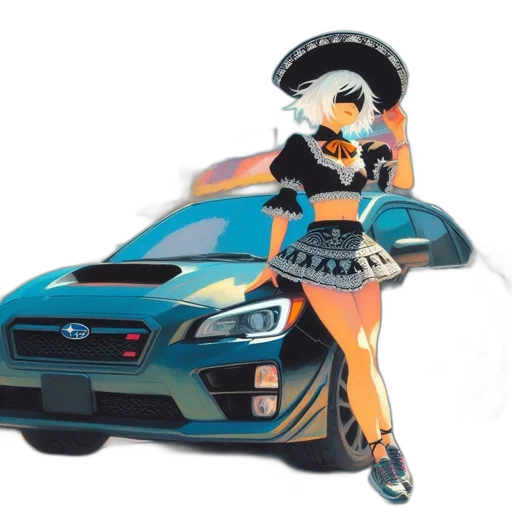 car, robot, weapon, concept art transparent PNG cut-out