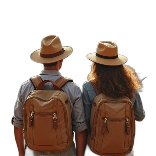hat, jacket, 3d render, photorealistic transparent PNG cut-out