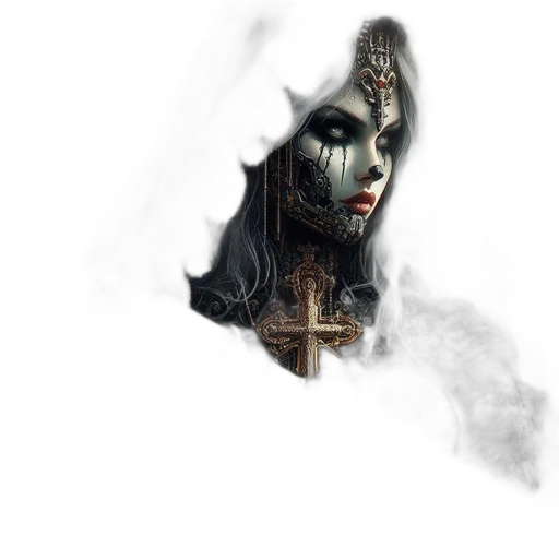 mask, face, crown, jewelry transparent PNG cut-out