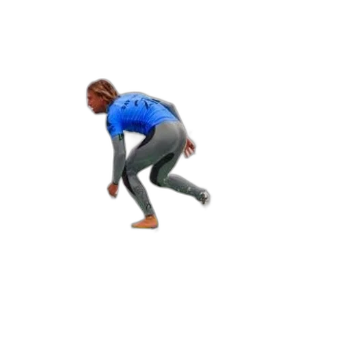 surfer, blue, gray, wetsuit transparent PNG cut-out