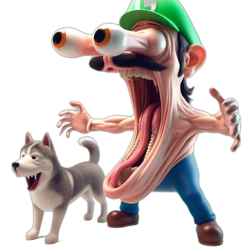 animal, creature, mask, concept art transparent PNG cut-out
