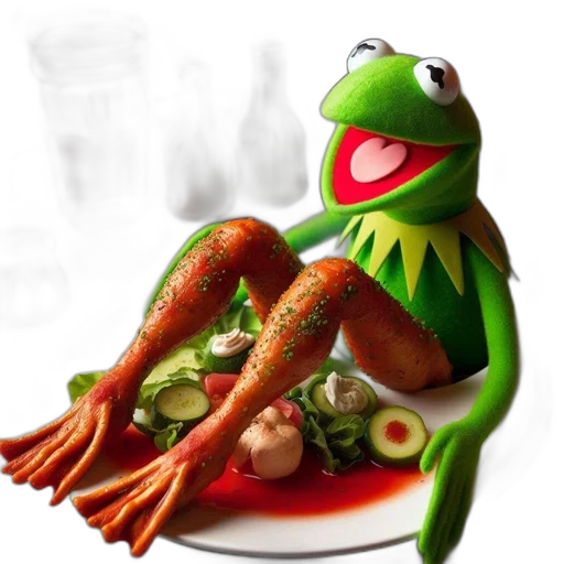 food, animal, creature, photorealistic transparent PNG cut-out