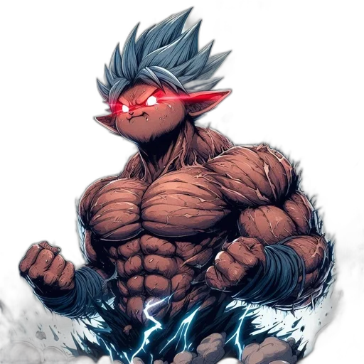 creature, animal, hair, staff transparent PNG cut-out