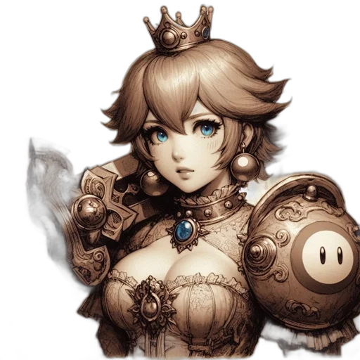 crown, weapon, concept art, fantasy art transparent PNG cut-out