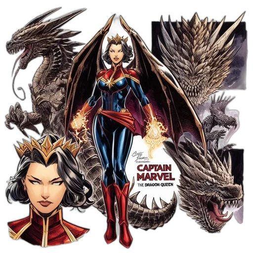comic book art, concept art, fantasy art, action-packed transparent PNG cut-out