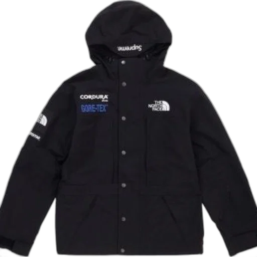 jacket, black, north, face transparent PNG cut-out