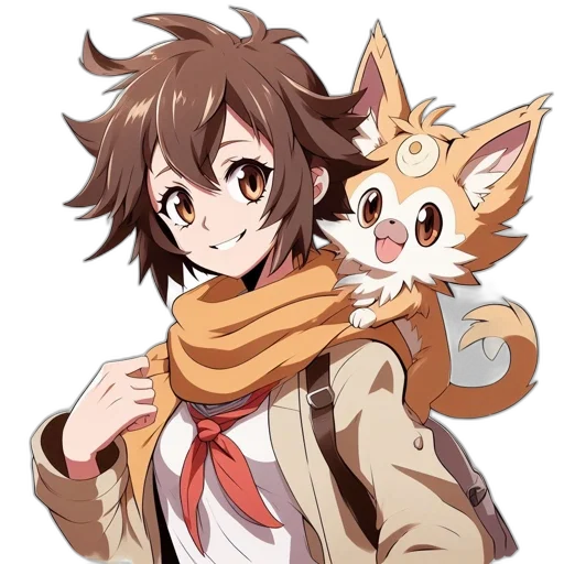 staff, animal, jacket, creature transparent PNG cut-out