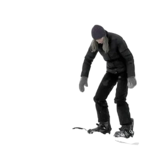 jacket, shoes, staff, robot transparent PNG cut-out