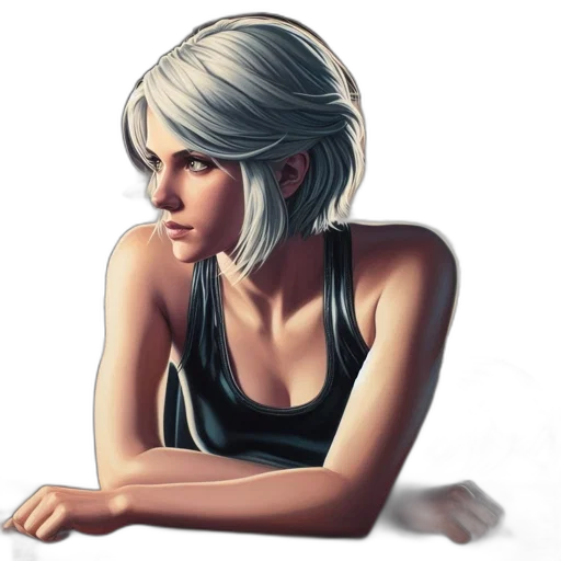 face, jewelry, dress, concept art transparent PNG cut-out