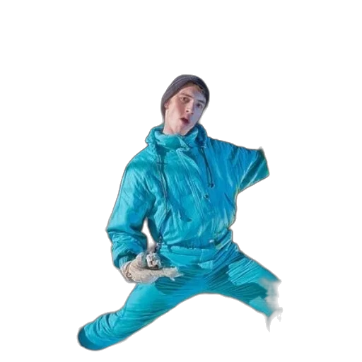 jacket, creature, staff, umbrella transparent PNG cut-out