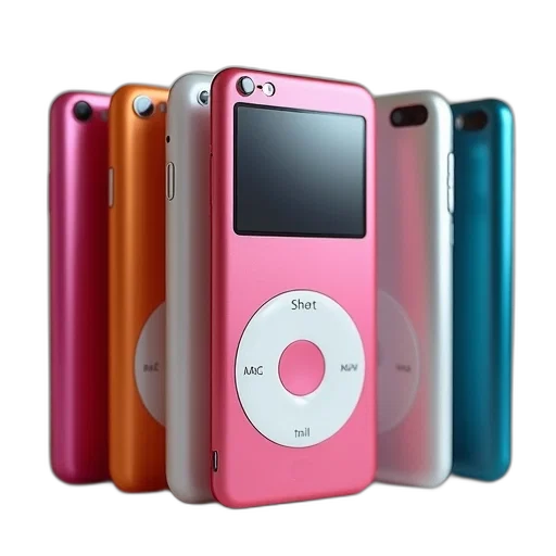 pastel, neon, colorful, ipod5 transparent PNG cut-out