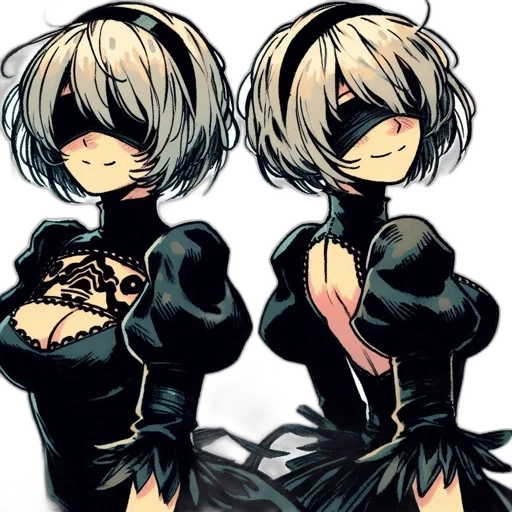 jacket, mask, dress, hair transparent PNG cut-out