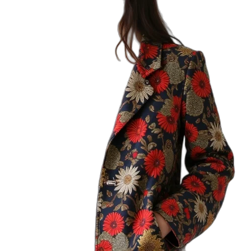 jacket, dress, red, dark transparent PNG cut-out