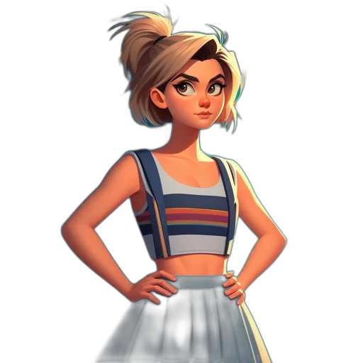 dress, staff, concept art, pixel art transparent PNG cut-out