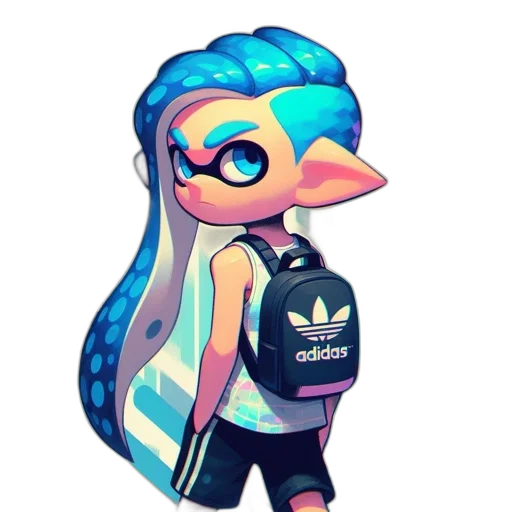 jacket, dress, vaporwave, pixel art transparent PNG cut-out