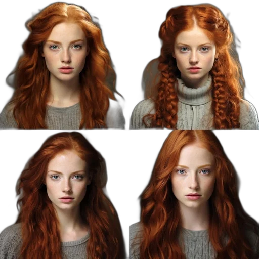 hair, crown, photorealistic, concept art transparent PNG cut-out