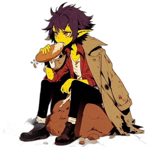 jacket, food, concept art, pixel art transparent PNG cut-out