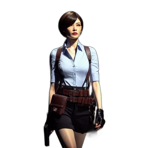staff, jacket, dress, concept art transparent PNG cut-out