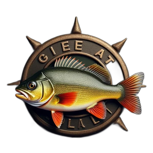 photorealistic, 3d render, fish, front transparent PNG cut-out