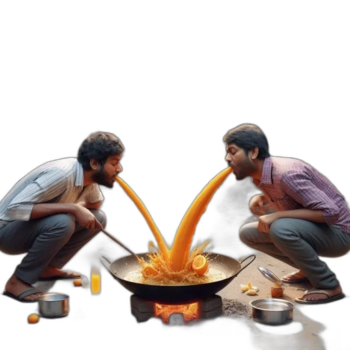 food, 3d render, concept art, photorealistic transparent PNG cut-out