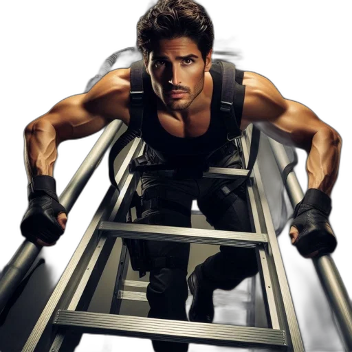 photorealistic, muscular, man, workout transparent PNG cut-out