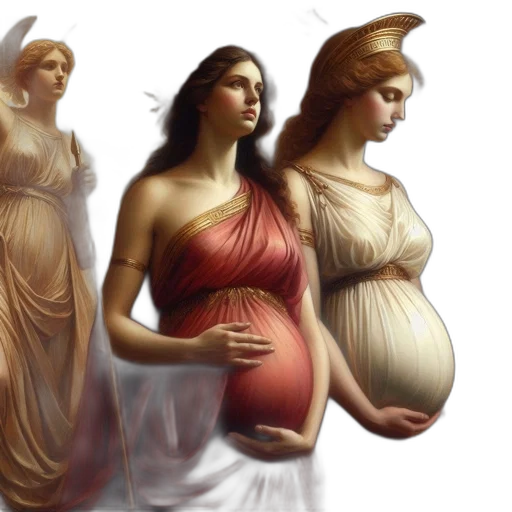 concept art, photorealistic, oil painting, fantasy art transparent PNG cut-out