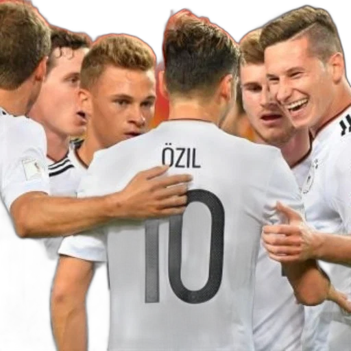 group, german, soccer, players transparent PNG cut-out