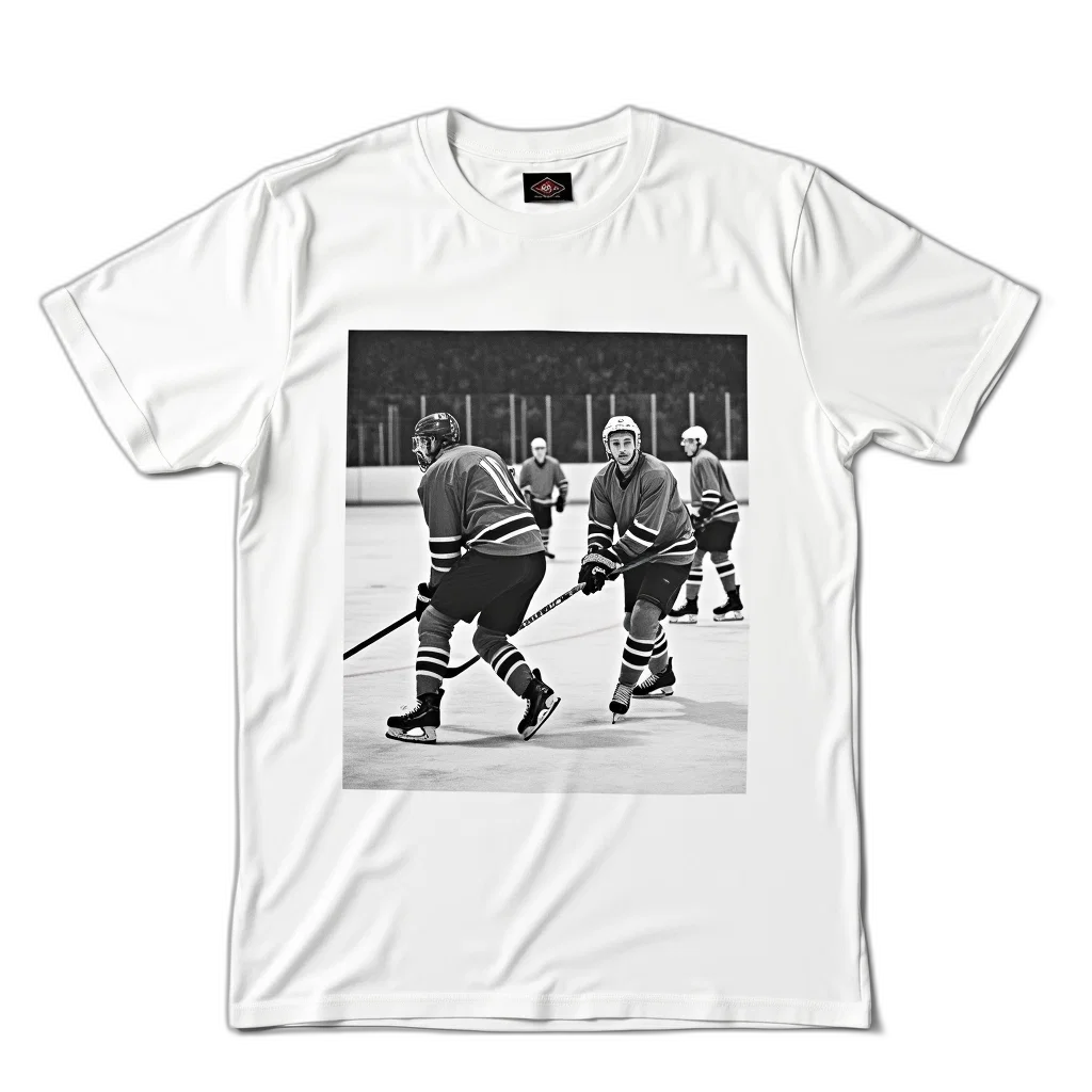 white, t-shirt, vintage, black transparent PNG cut-out