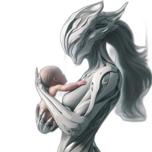 dragon, creature, mask, concept art transparent PNG cut-out