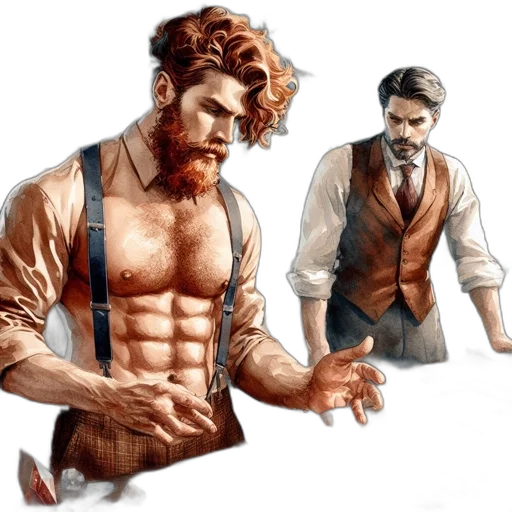 concept art, comic book art, fantasy art, photorealistic transparent PNG cut-out
