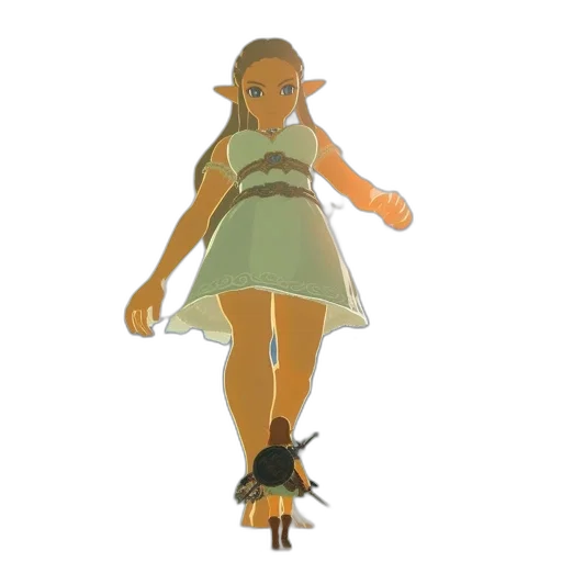 dress, staff, creature, weapon transparent PNG cut-out
