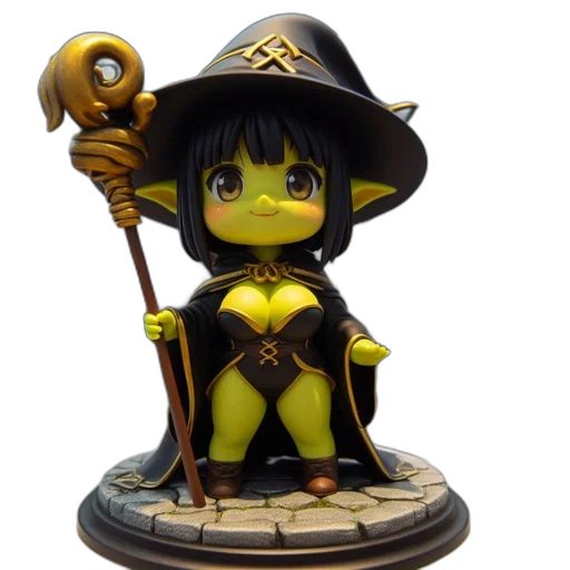 staff, fantasy art, concept art, 3d render transparent PNG cut-out