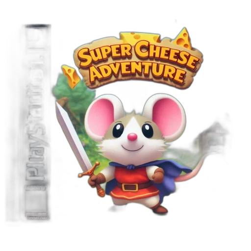 concept art, 3d render, cartoon, mouse transparent PNG cut-out