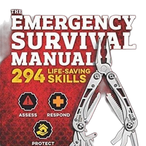 emergency, survival, manual, 294 transparent PNG cut-out