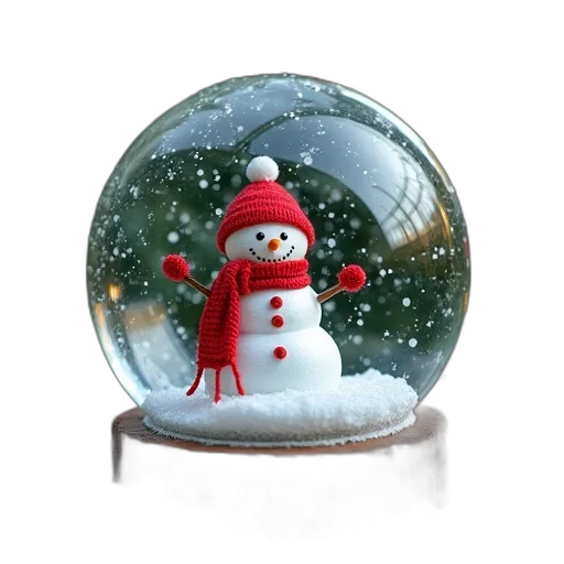 hat, 3d render, photorealistic, snow transparent PNG cut-out