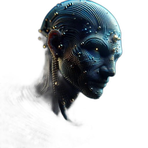 robot, face, mask, creature transparent PNG cut-out