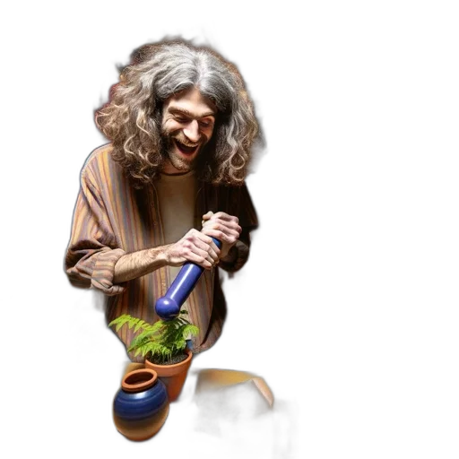 bottle, staff, concept art, photorealistic transparent PNG cut-out