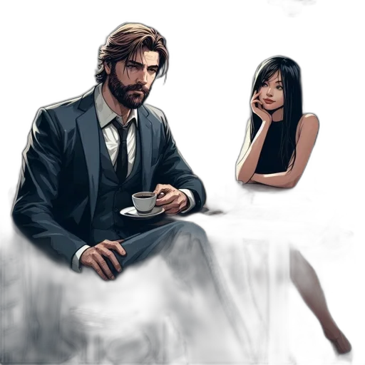 concept art, fantasy art, comic book art, photorealistic transparent PNG cut-out